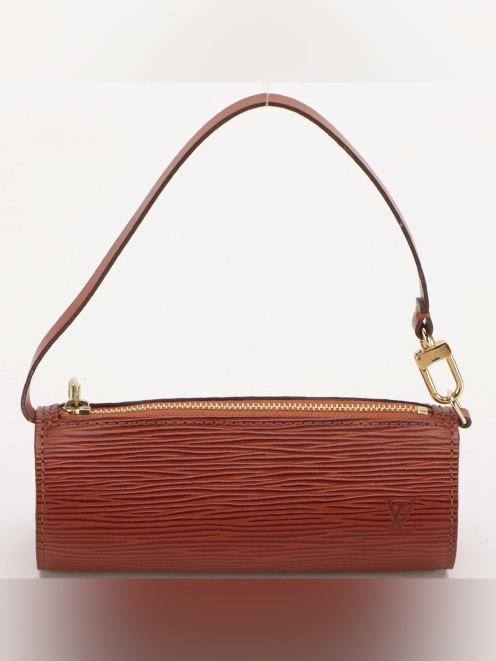 Louis Vuitton Soufflot Pochette in Kenyan Fawn Epi/ Smooth Leather